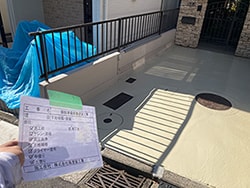 T様邸駐車場塗装工事